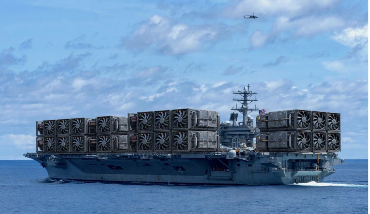 Könnte die USS Nimitz (CVN-68) nach dem Ausscheiden aus dem Marinedienst zu einem KI-Rechenzentrum werden?